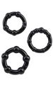 Stay Hard Rings 3-pack Svart