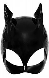 Lack Latexklder Kattmask Vinyl