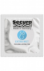 Standardkondomer Secura Extra Wet